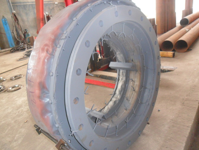 Round fabric expansion joint